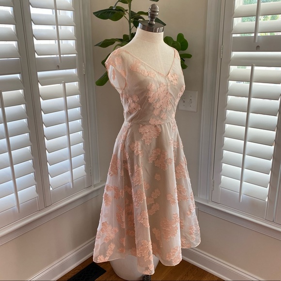 Lela rose floral jacquard full-skirt dress size 2 - Picture 8 of 15